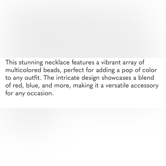 🔥 Elegant Multicolor Beaded Necklace - Picture 6 of 6